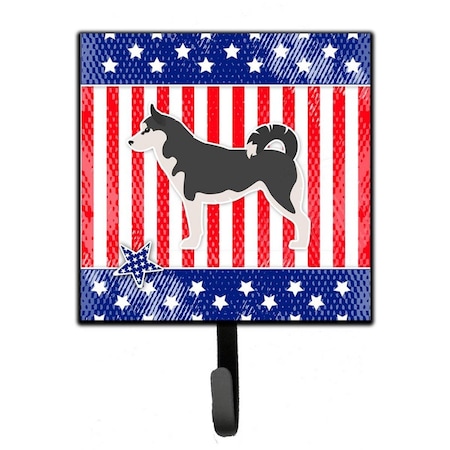 Carolines Treasures USA Patriotic Siberian Husky Leash or Key Holder BB3380SH4